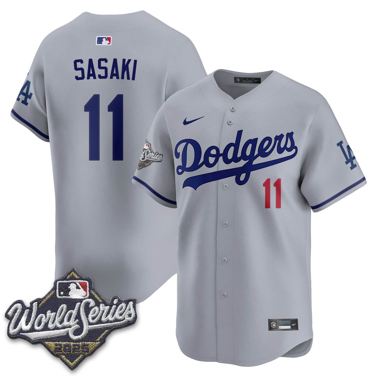 LAD 2025 World Series Jersey - All Stitched-DTD