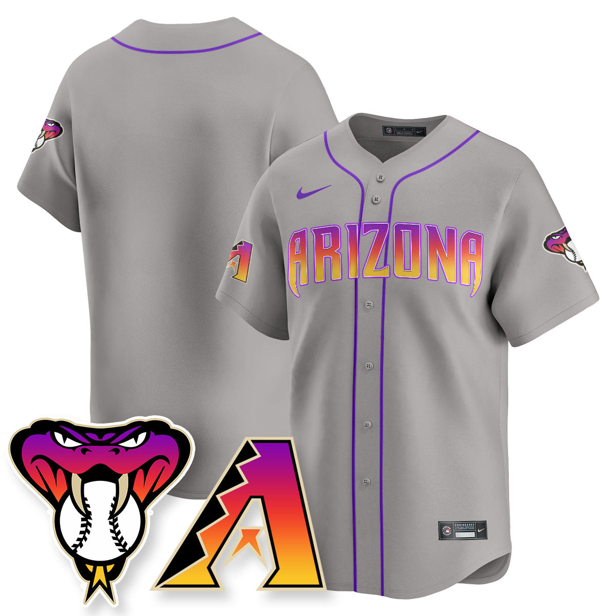 ARI 2025 City Connect Concept Jersey - All Stitched-DTD