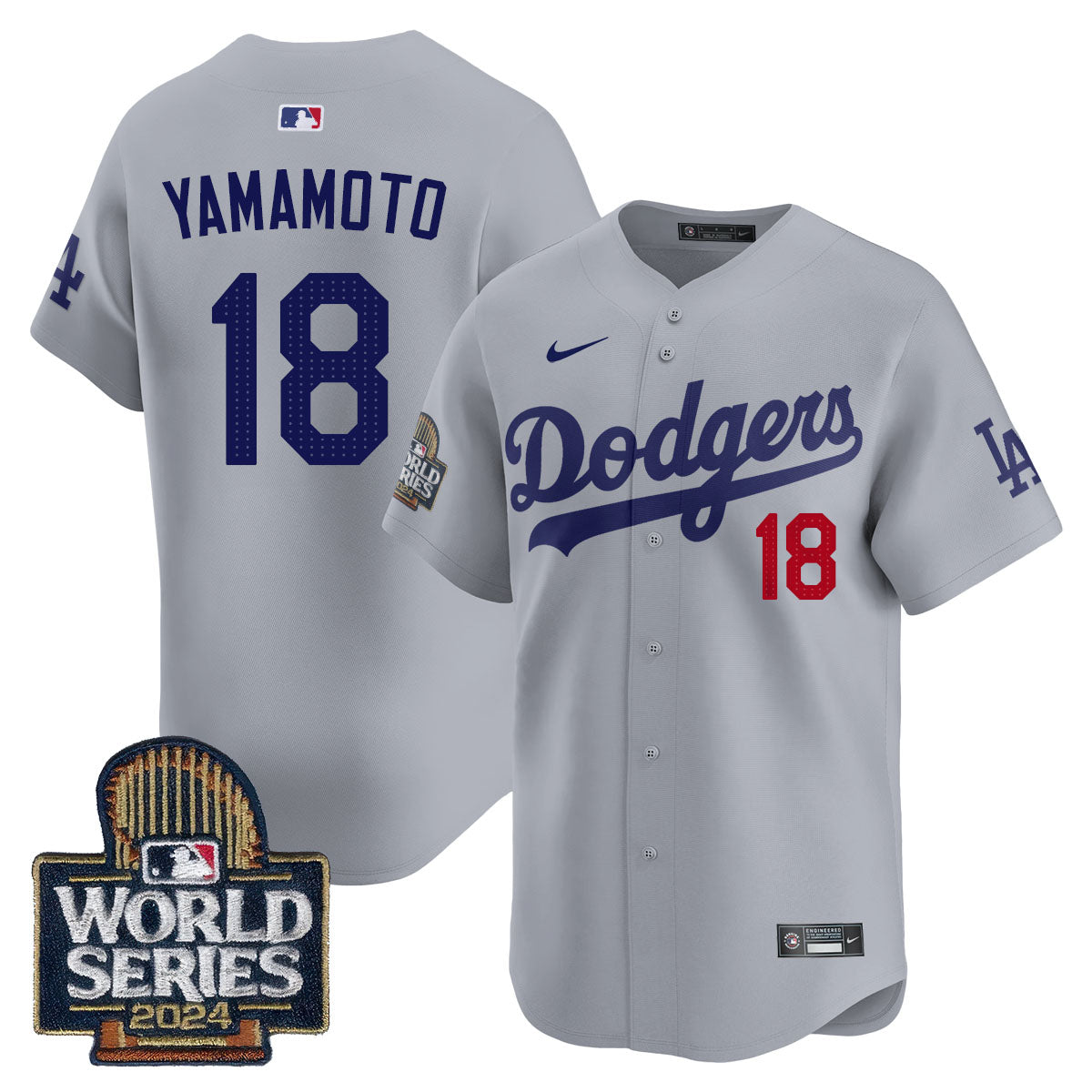 LAD World Series 2024 Jersey - All Stitched-DTD