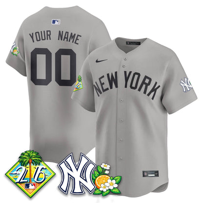 Custom NYY 2026 Spring Training Vapor Limited Jersey - All Stitched-DTD