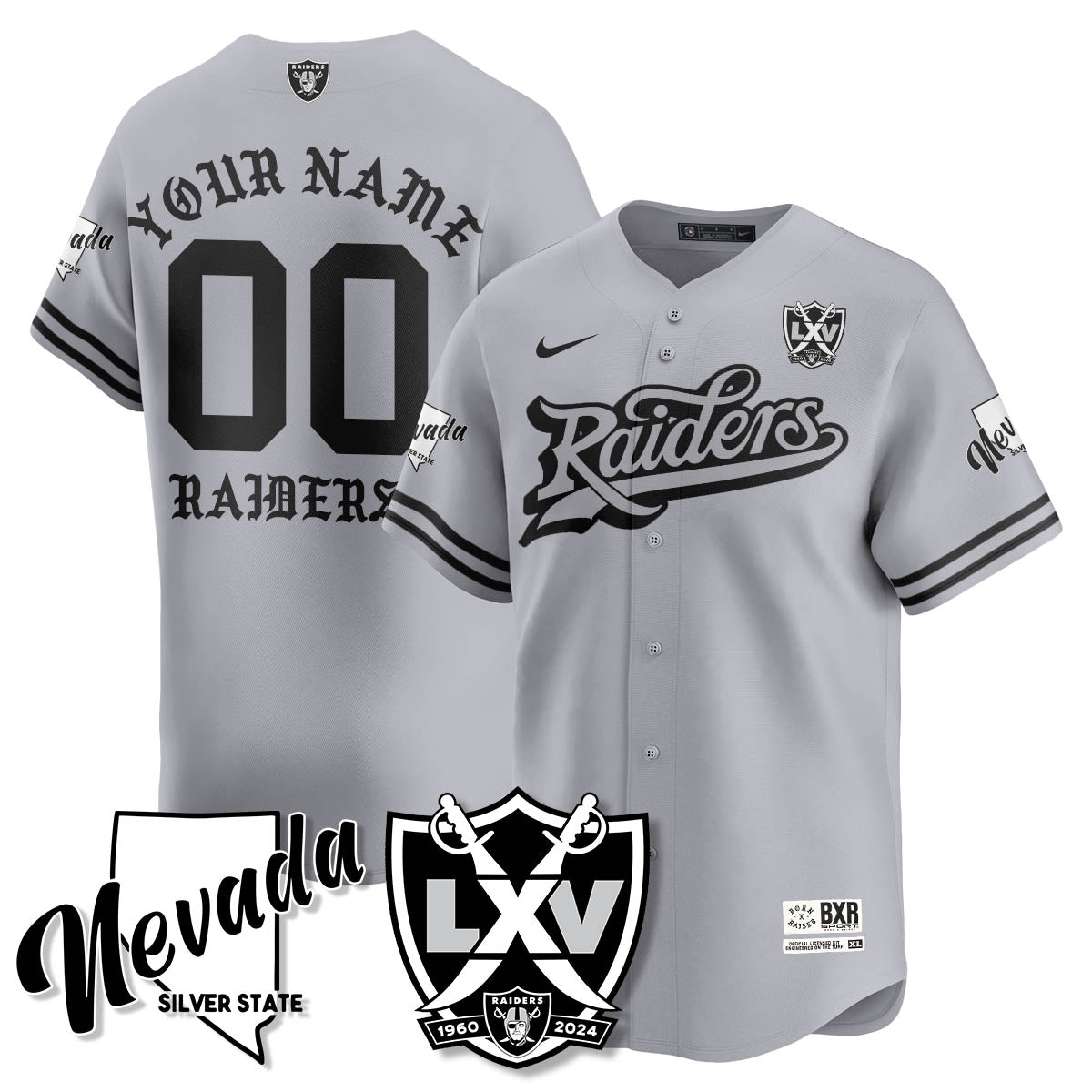 LVR Born x Raised Baseball Jersey - All Stitched-DTD