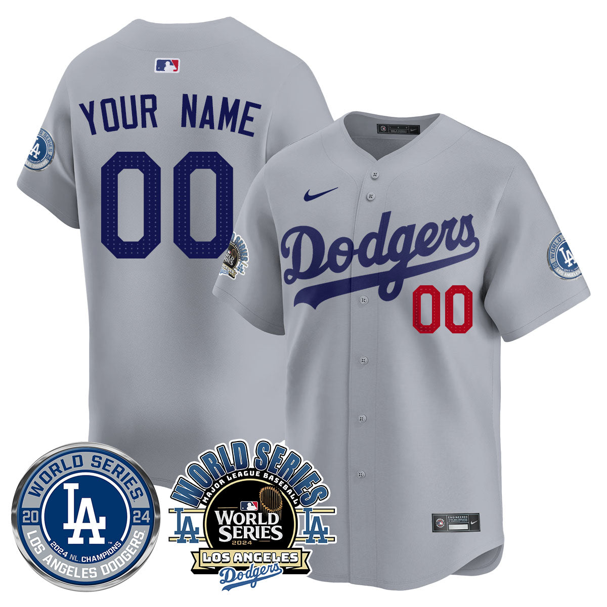 LAD World Series 2024 Custom Jersey - All Stitched-DTD