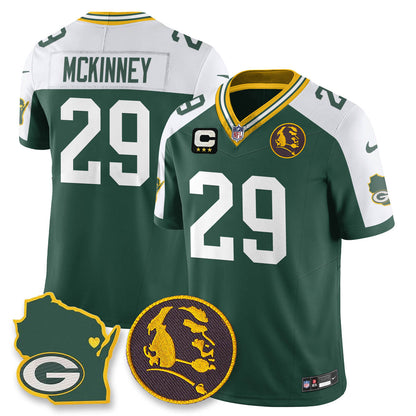GB Vapor Limited Jersey - John Madden Patch - All Stitched-DTD