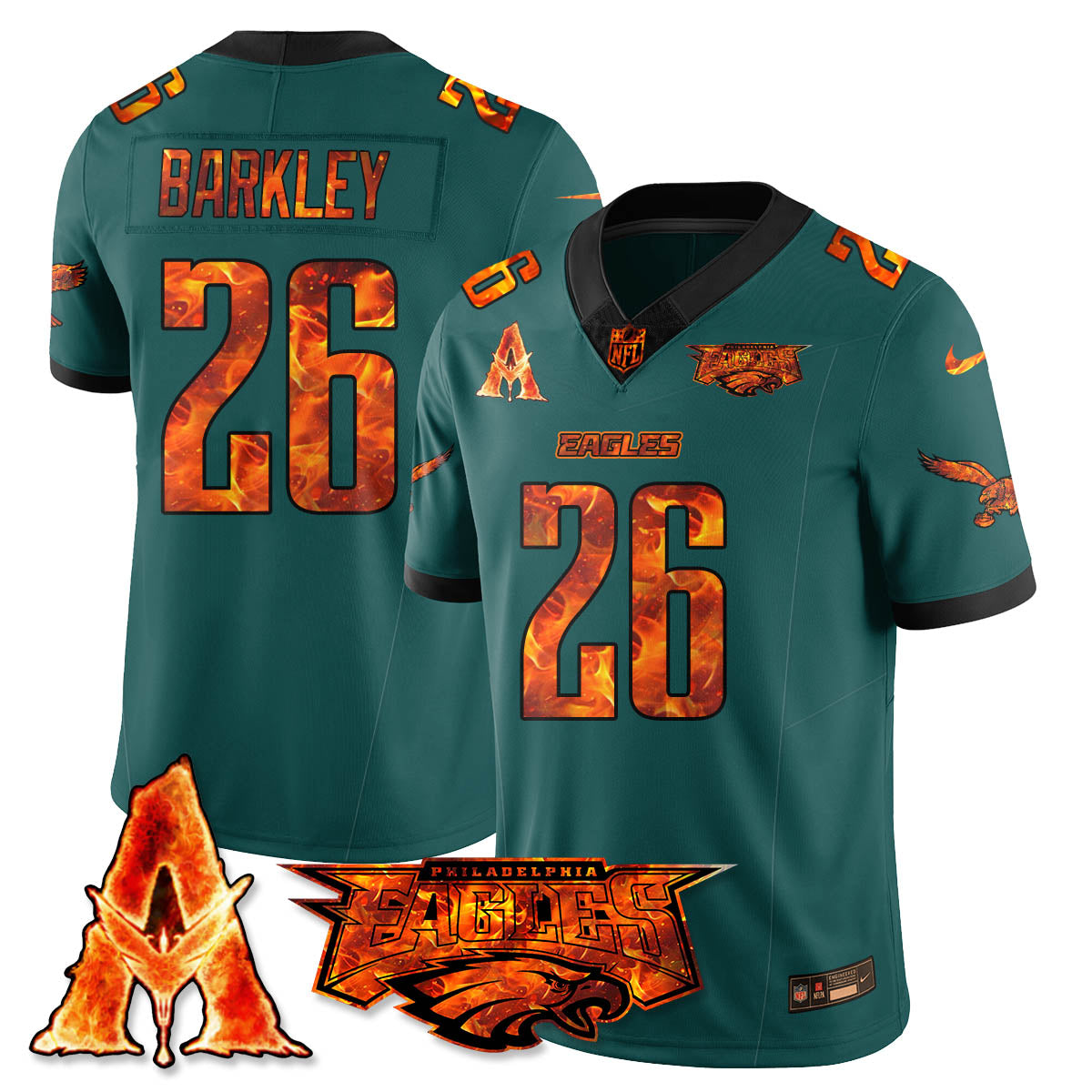 PHI x Avatar 3 Fire and Ash Jersey - Stitched-DTD