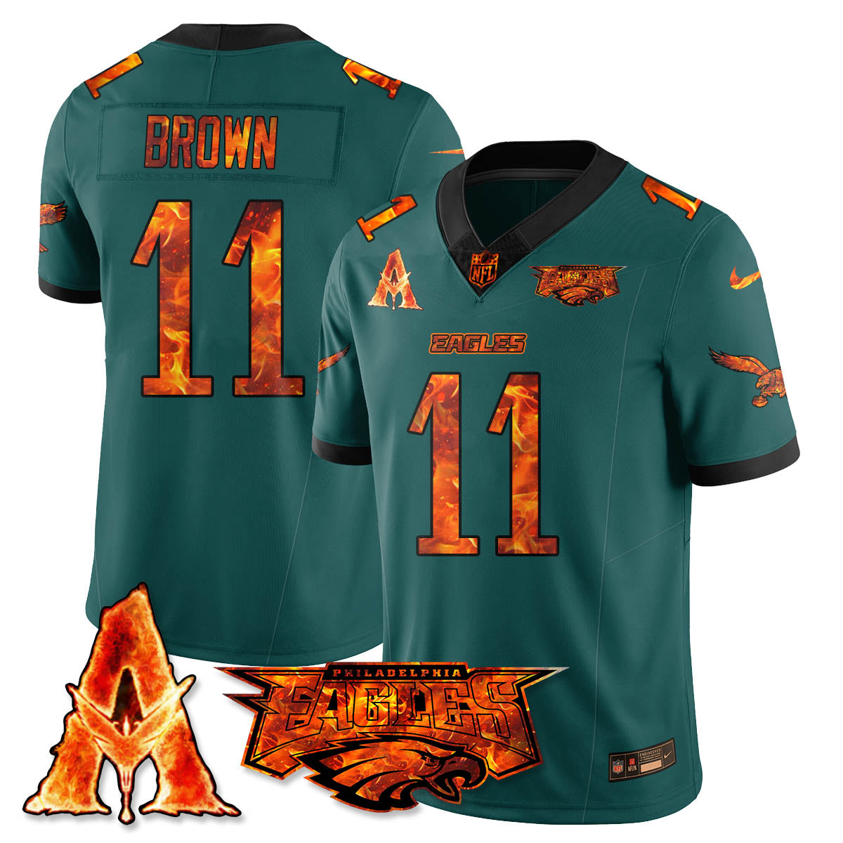 PHI x Avatar 3 Fire and Ash Jersey - Stitched-DTD