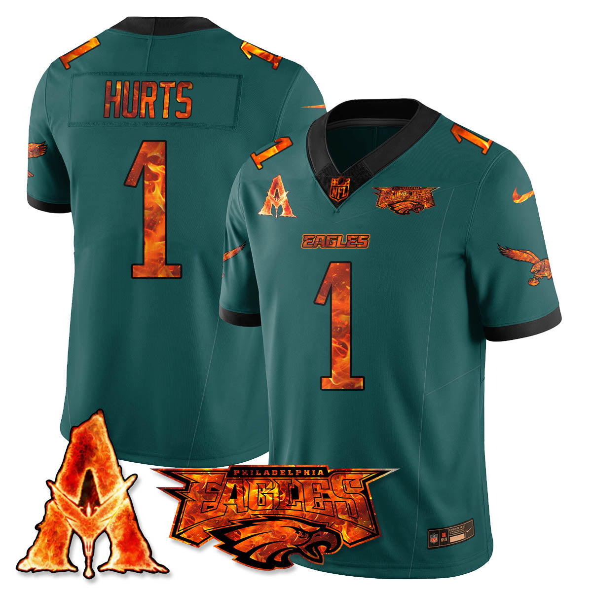 PHI x Avatar 3 Fire and Ash Jersey - Stitched-DTD