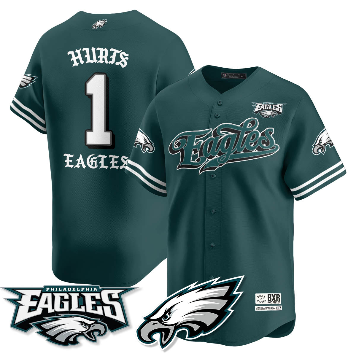 PHI Born x Raised Baseball Jersey - All Stitched-DTD