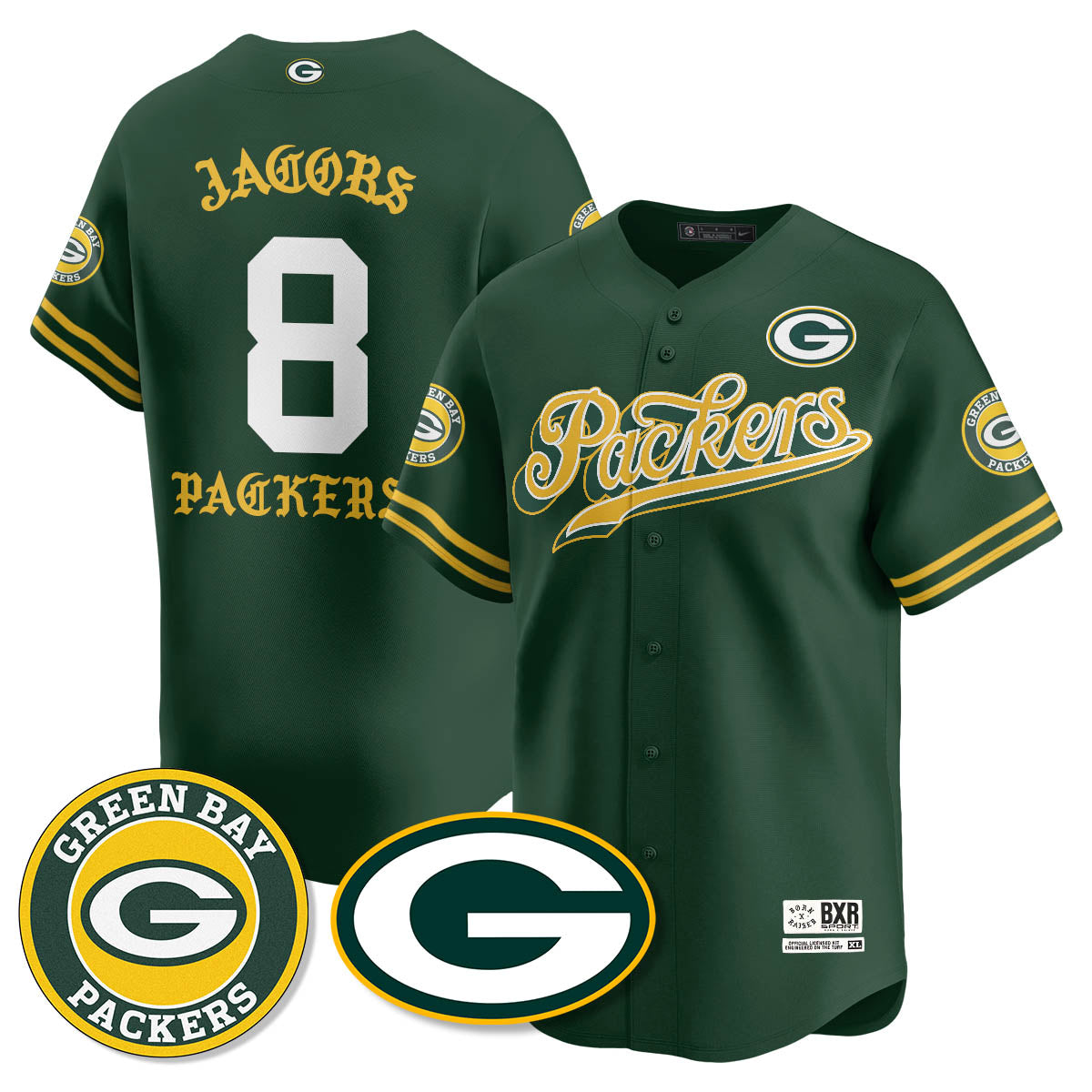 GB Born x Raised Baseball Jersey - All Stitched-DTD