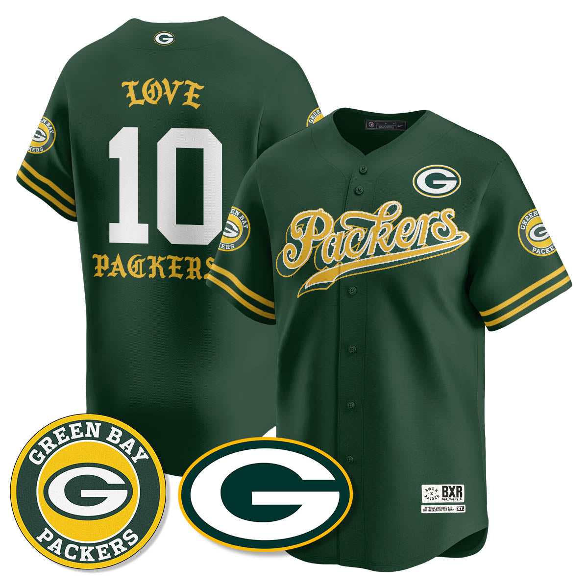 GB Born x Raised Baseball Jersey - All Stitched-DTD