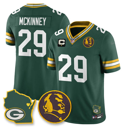 GB Vapor Limited Jersey - John Madden Patch - All Stitched-DTD