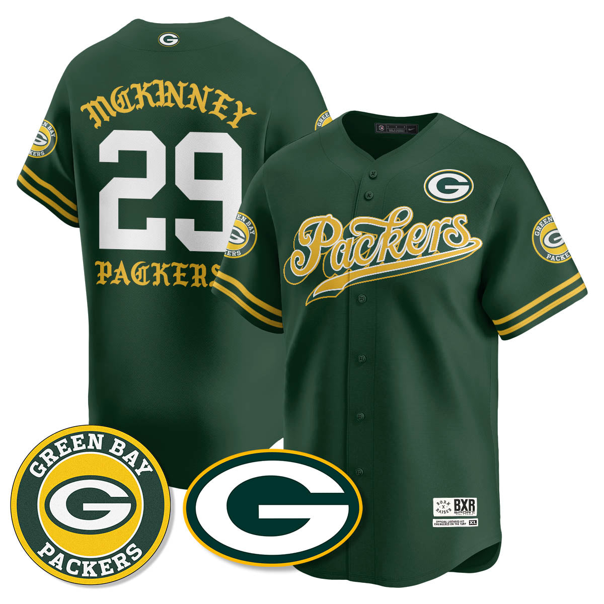 GB Born x Raised Baseball Jersey - All Stitched-DTD