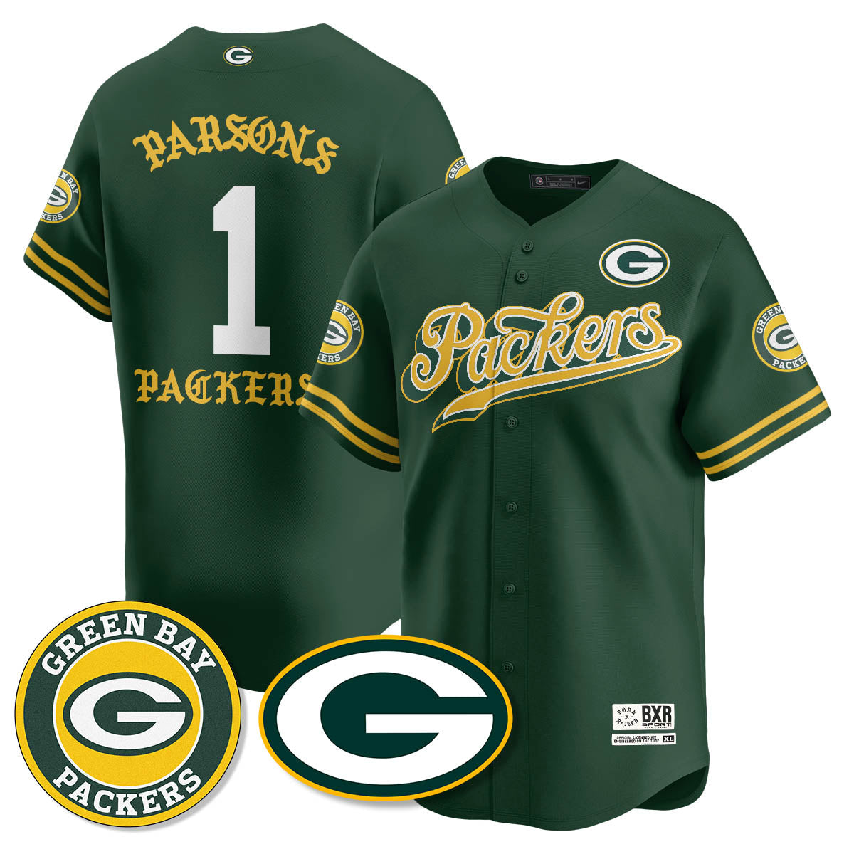 GB Born x Raised Baseball Jersey - All Stitched-DTD