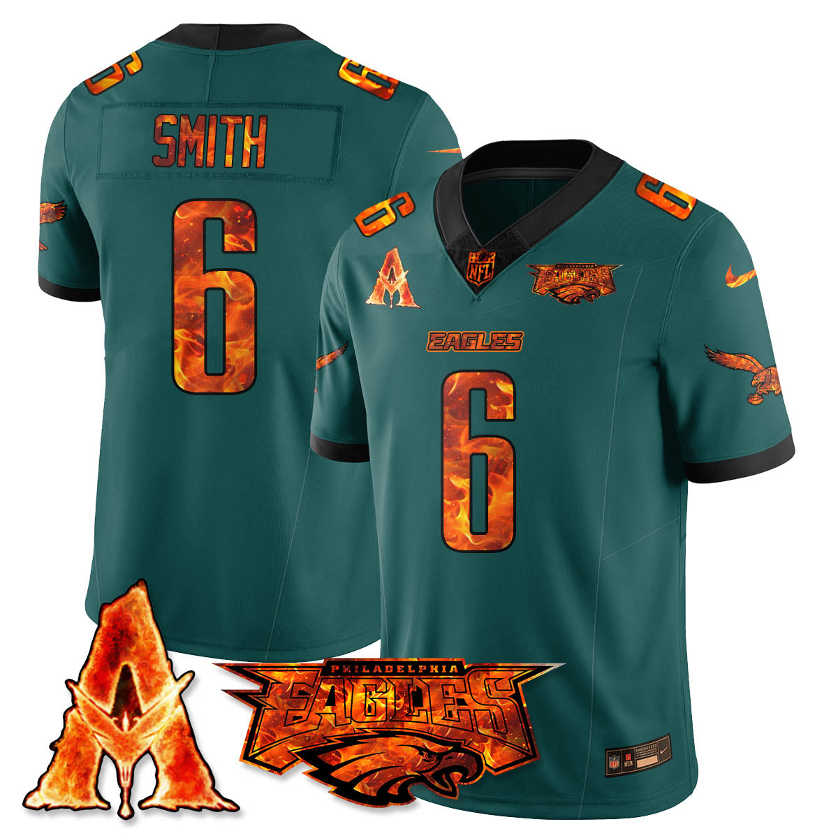 PHI x Avatar 3 Fire and Ash Jersey - Stitched-DTD