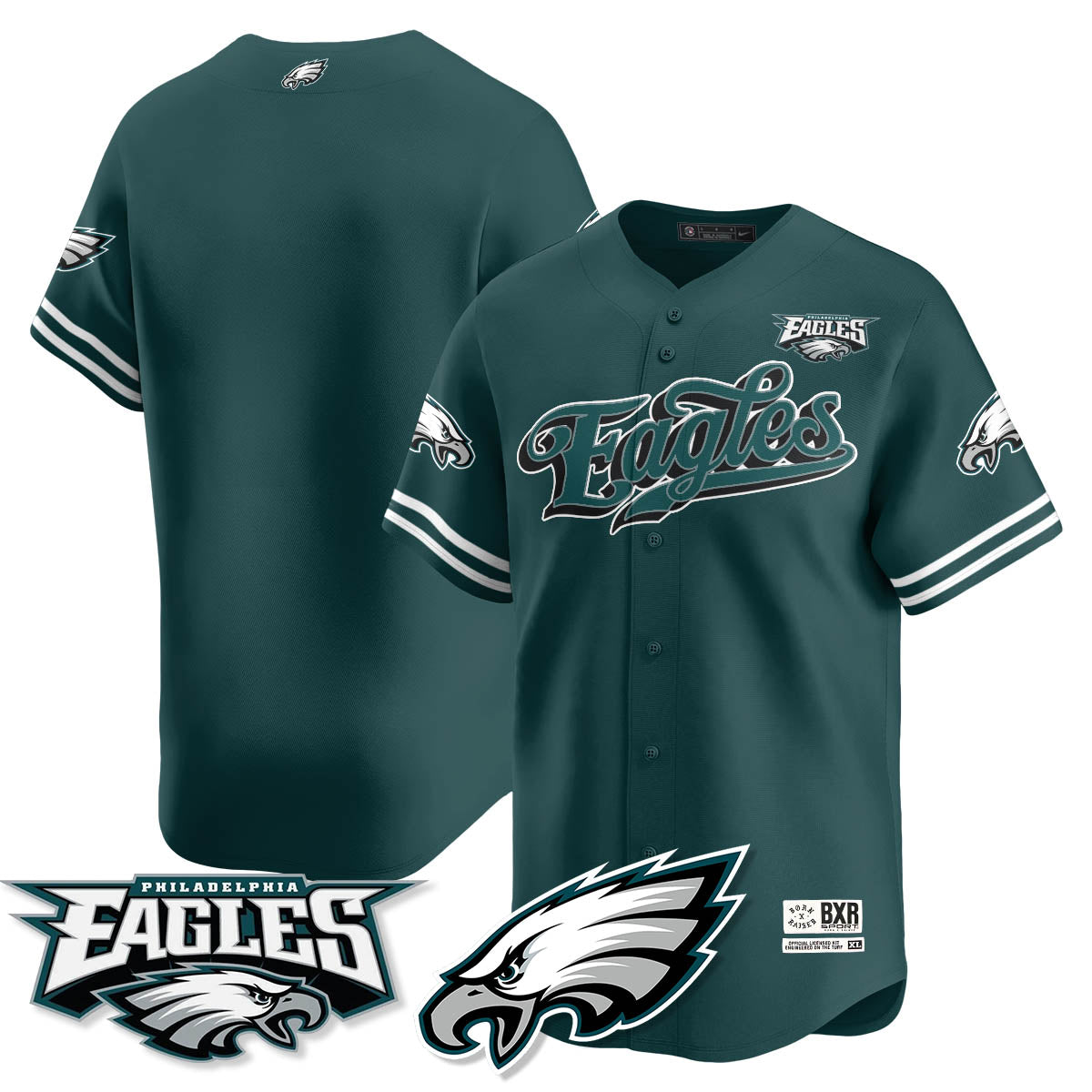 PHI Born x Raised Baseball Jersey - All Stitched-DTD