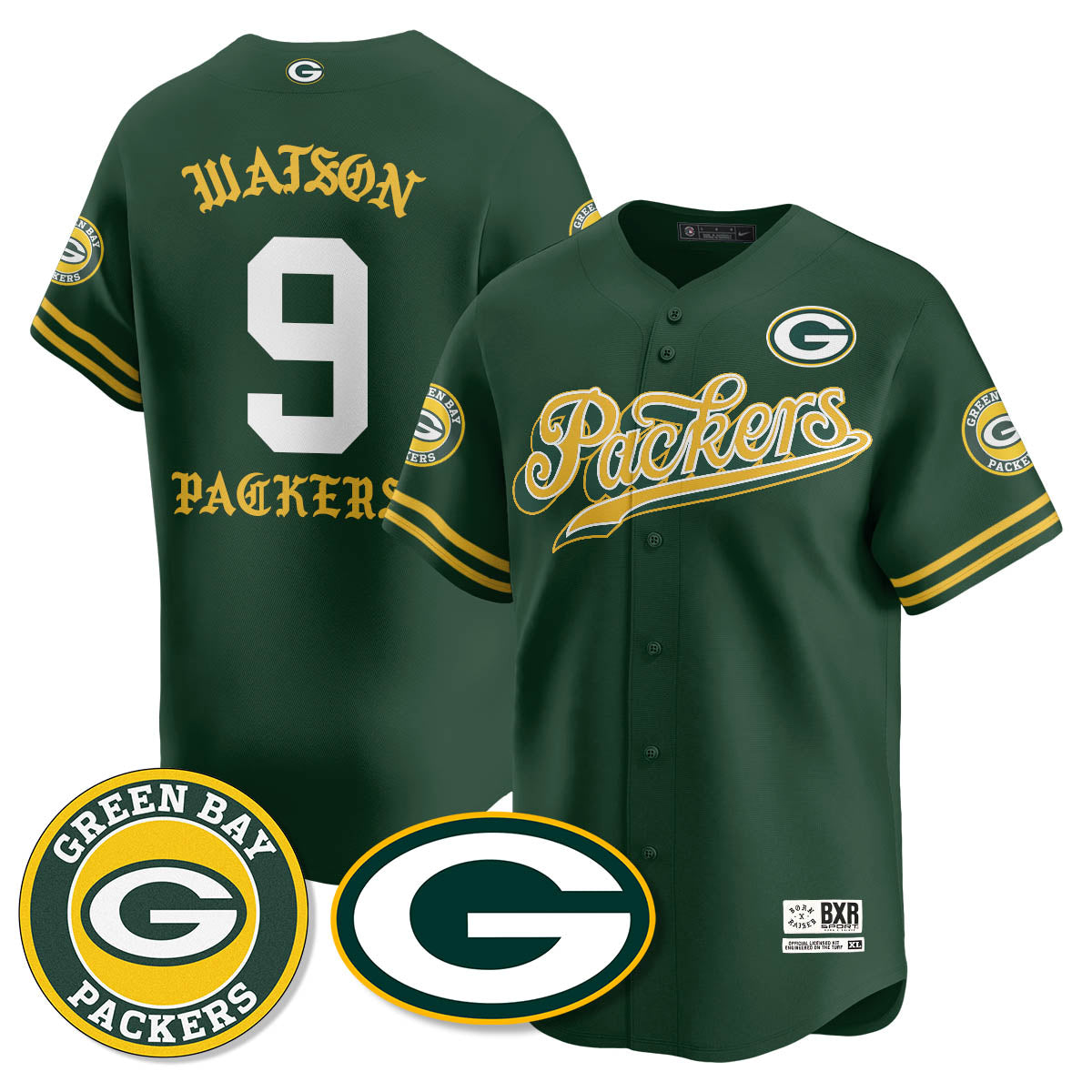 GB Born x Raised Baseball Jersey - All Stitched-DTD