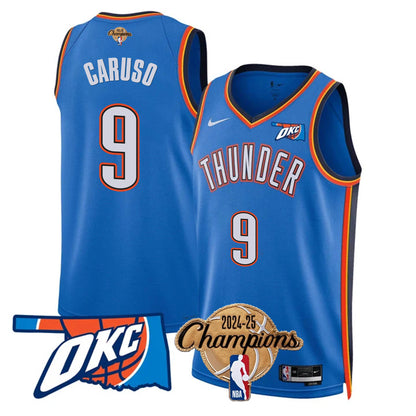 OKC 2024-25 Champions Jersey - All Stitched-DTD
