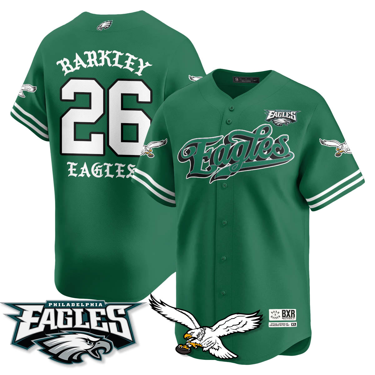 PHI Born x Raised Baseball Jersey - All Stitched-DTD