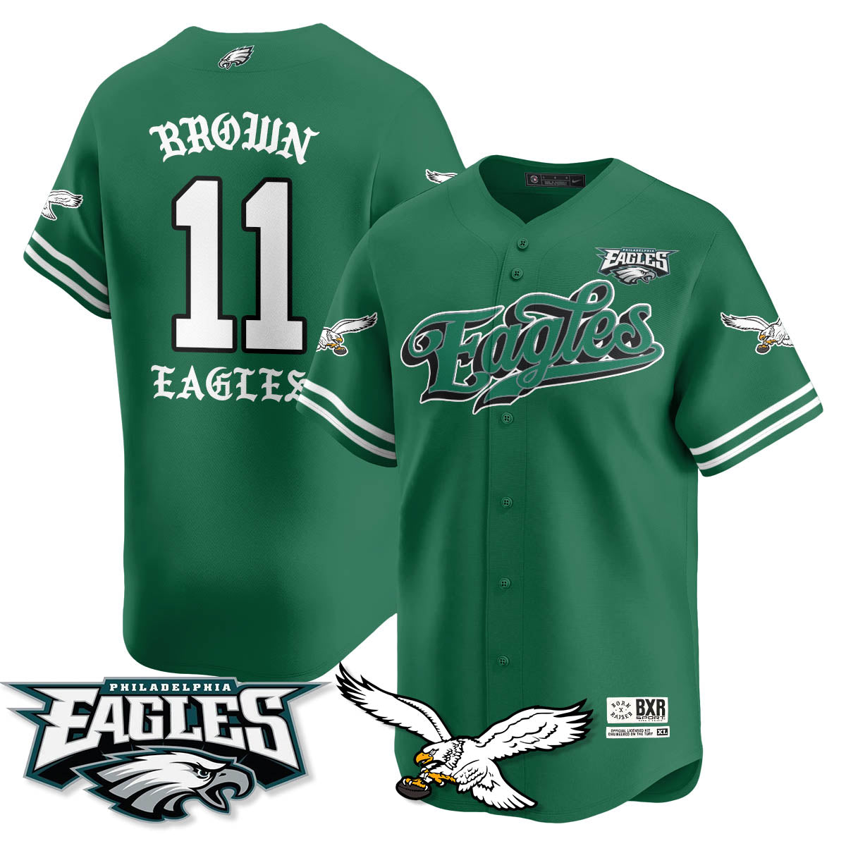 PHI Born x Raised Baseball Jersey - All Stitched-DTD
