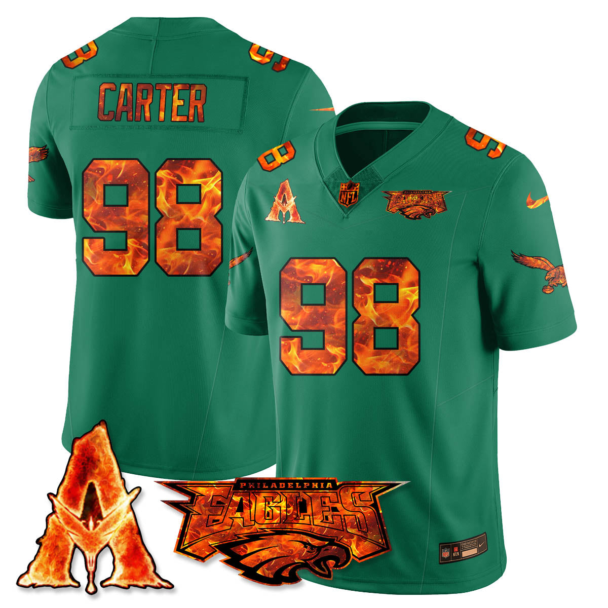 PHI x Avatar 3 Fire and Ash Jersey - Stitched-DTD
