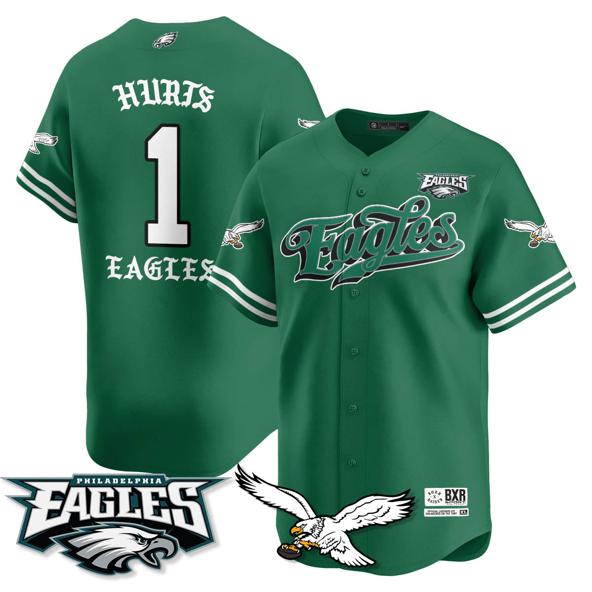 PHI Born x Raised Baseball Jersey - All Stitched-DTD