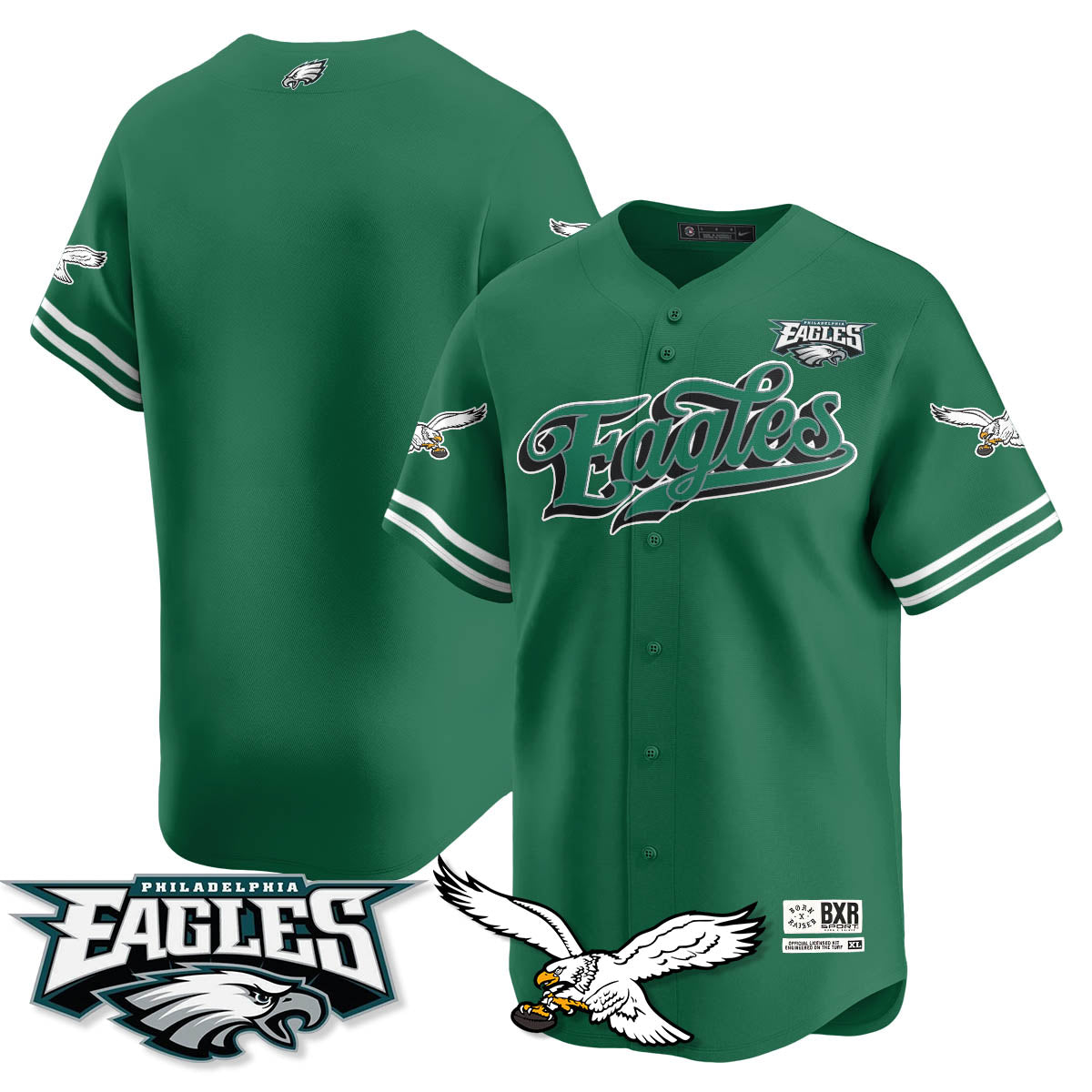 PHI Born x Raised Baseball Jersey - All Stitched-DTD