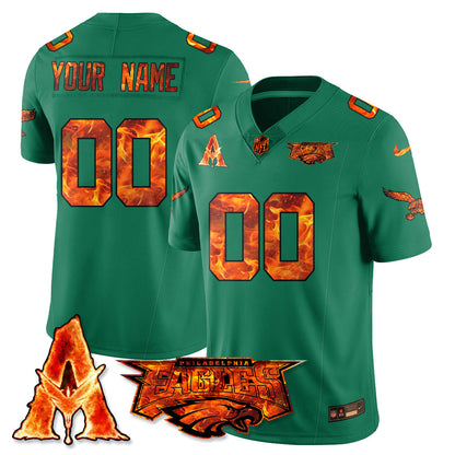 PHI x Avatar 3 Fire and Ash Custom Jersey - Stitched-DTD