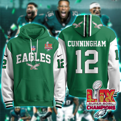 PHI Super Bowl LIX Champions Hoodie-DTD