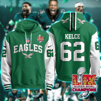 PHI Super Bowl LIX Champions Hoodie-DTD