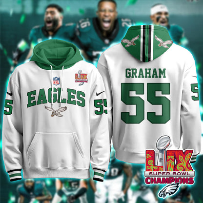 PHI Super Bowl LIX Champions Hoodie-DTD