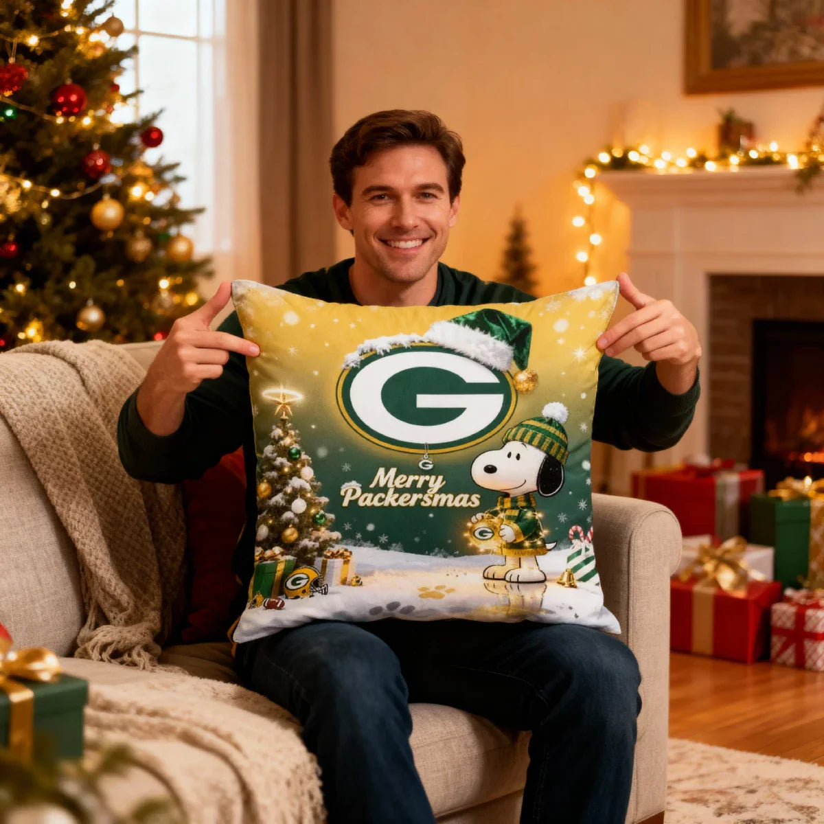 GB x SNP | Premium Christmas Fleece Blanket & Throw Pillow-DTD