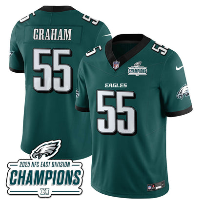 PHI NFC East Champions Vapor Limited Jersey - All Stitched-DTD