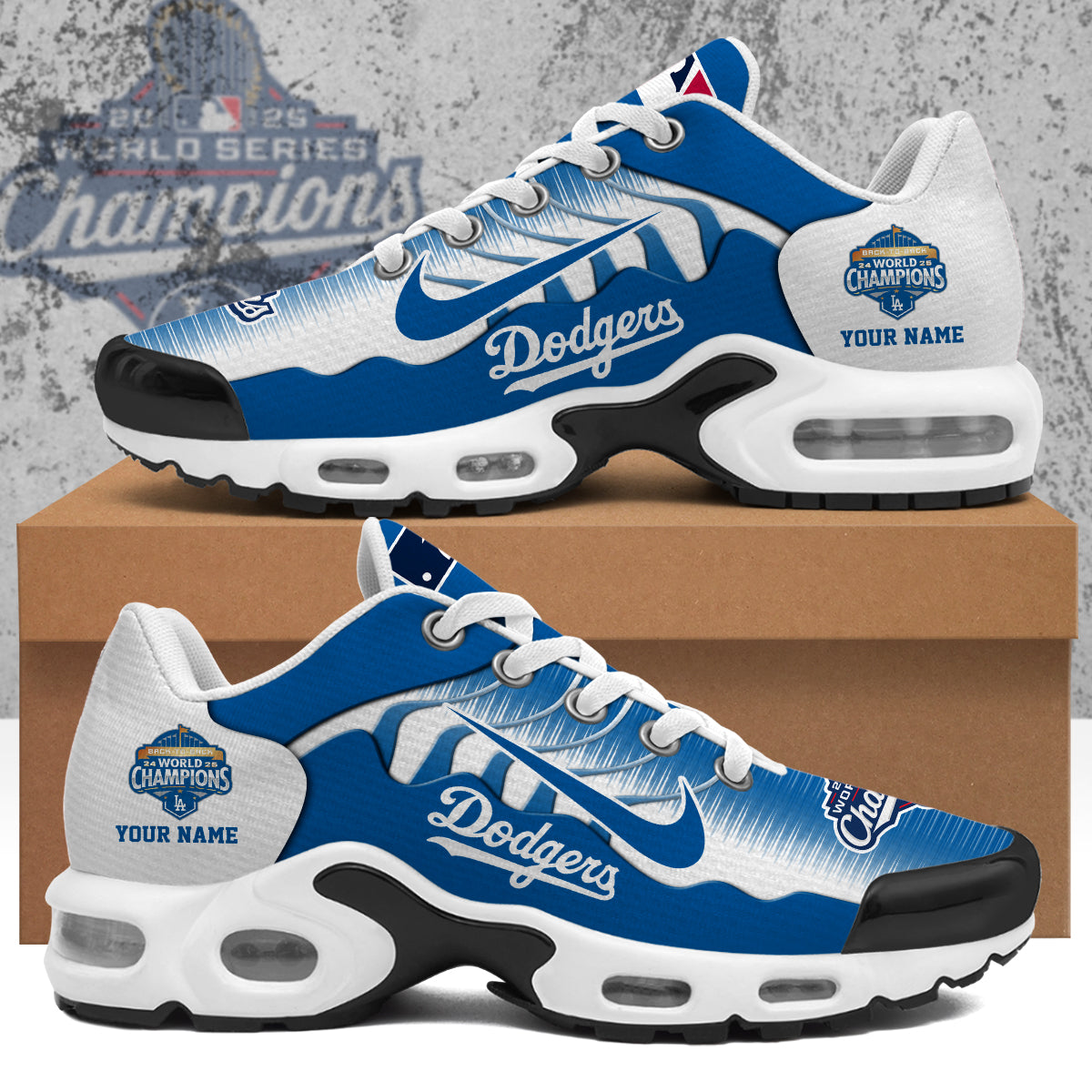LAD World Series Champions Air Max Shoes-DTD