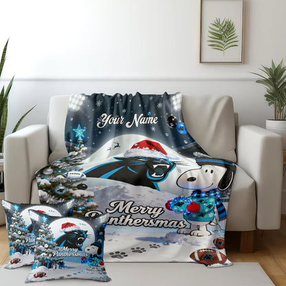 CAR x SNP | Premium Christmas Fleece Blanket & Throw Pillow-DTD