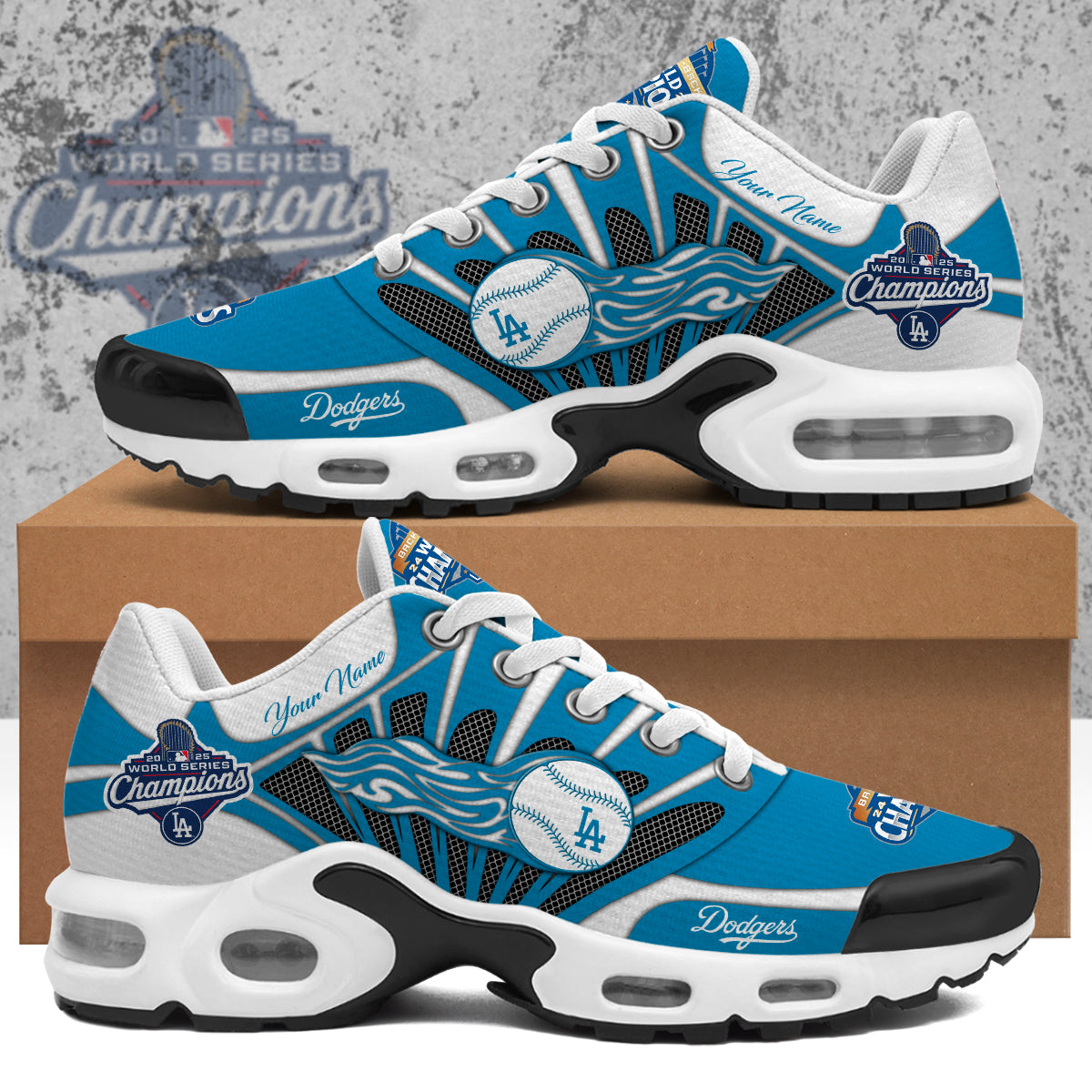 LAD World Series Champions Air Max Shoes-DTD