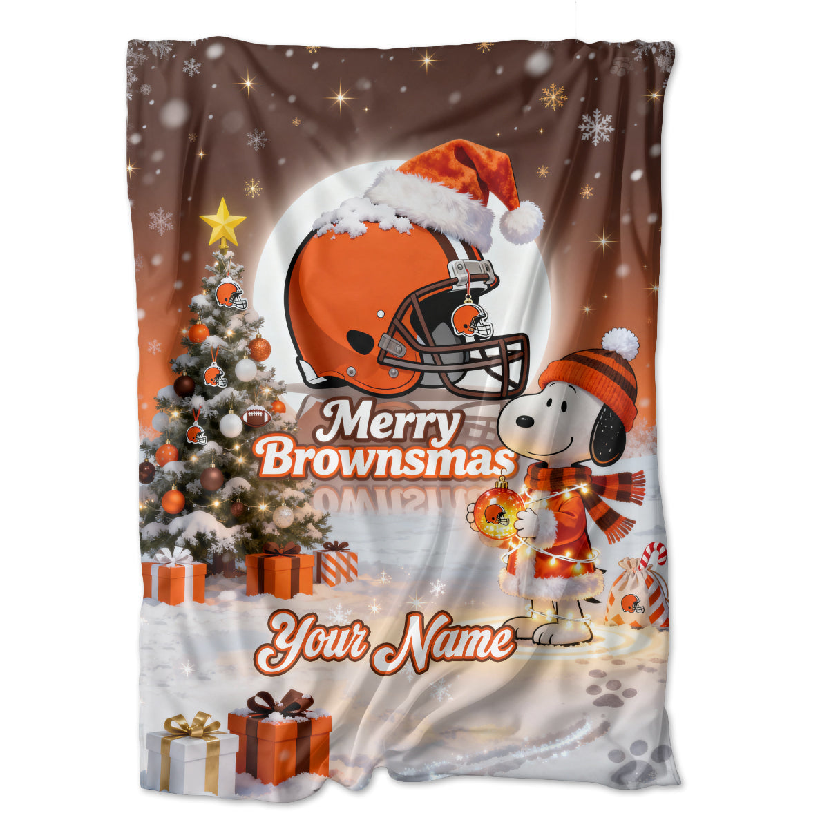 CB x SNP | Premium Christmas Fleece Blanket & Throw Pillow-DTD