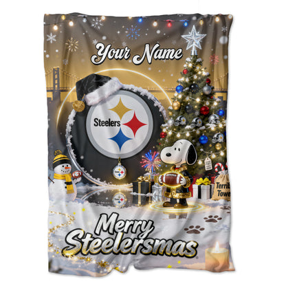 PIT x SNP | Premium Christmas Fleece Blanket & Throw Pillow-DTD