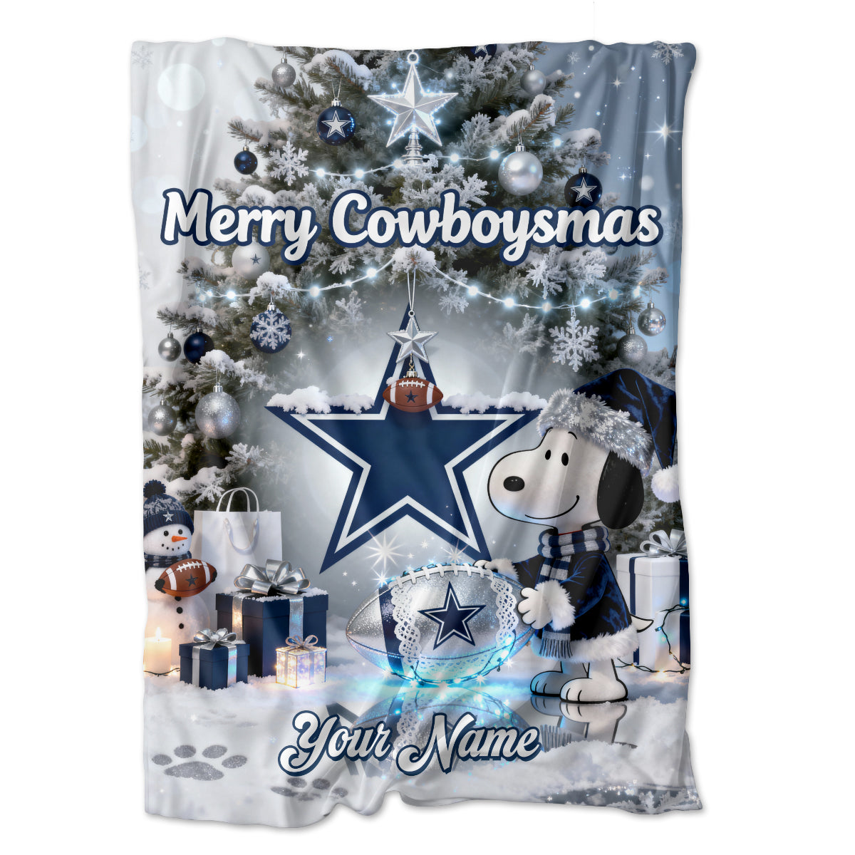 DAL x SNP | Premium Christmas Fleece Blanket & Throw Pillow-DTD