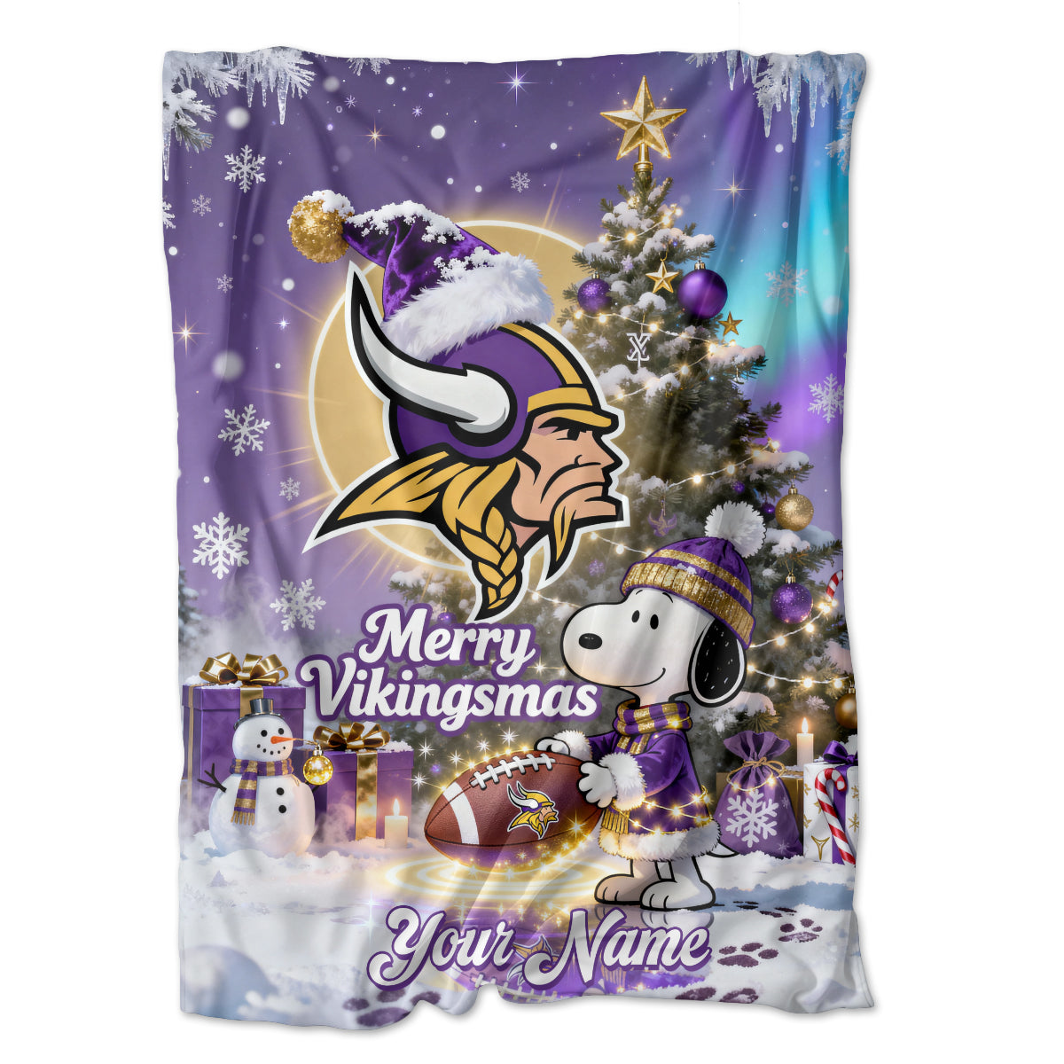 MIN x SNP | Premium Christmas Fleece Blanket & Throw Pillow-DTD