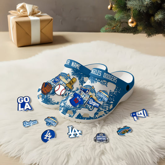 LAD World Series Champions Clogs - Charms Gift Set-DTD