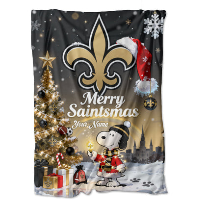 NO x SNP | Premium Christmas Fleece Blanket & Throw Pillow-DTD