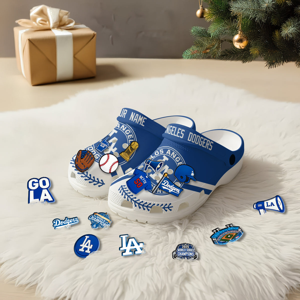 LAD World Series Champions Clogs - Charms Gift Set-DTD