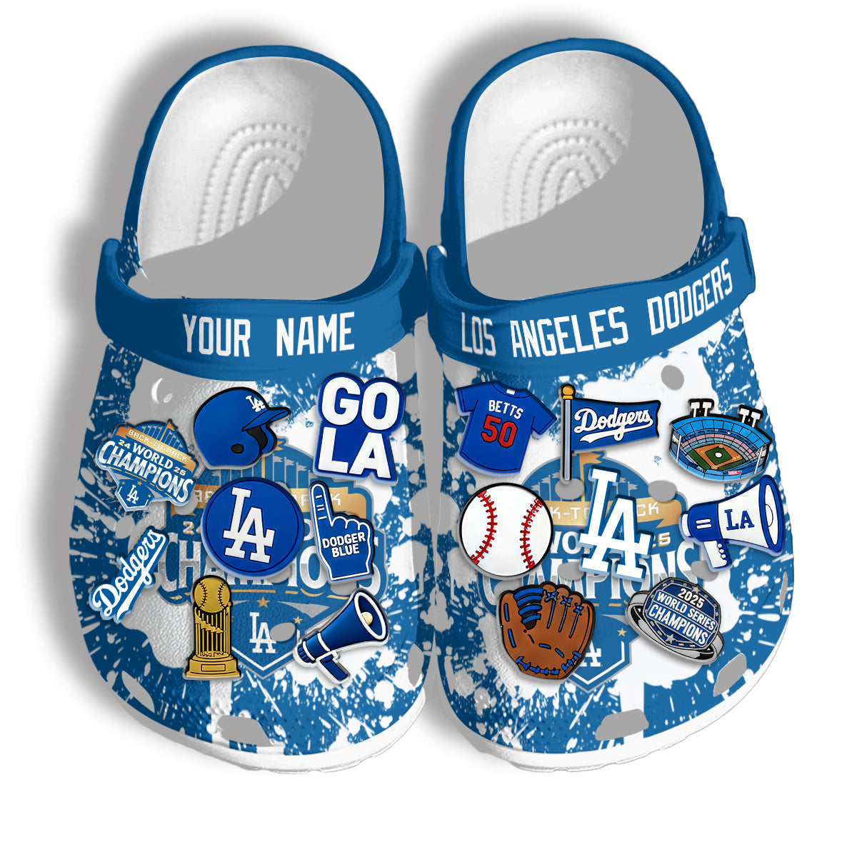 LAD World Series Champions Clogs - Charms Gift Set-DTD