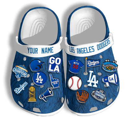 LAD World Series Champions Clogs - Charms Gift Set-DTD