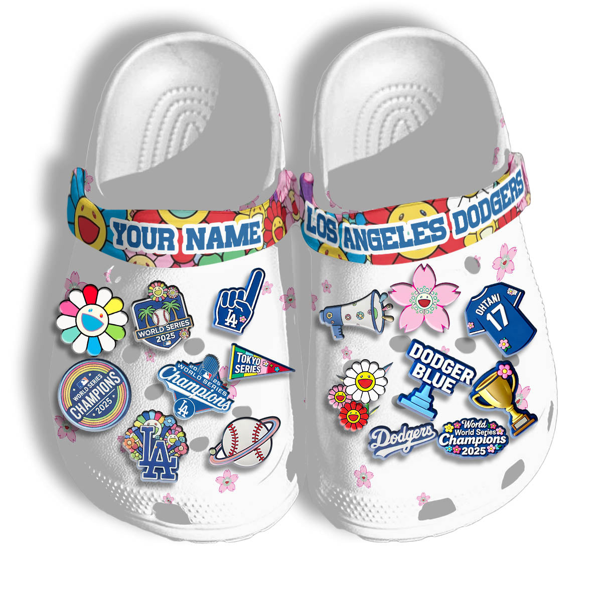 LAD Tokyo Series Clogs - Charms Gift Set - White-DTD