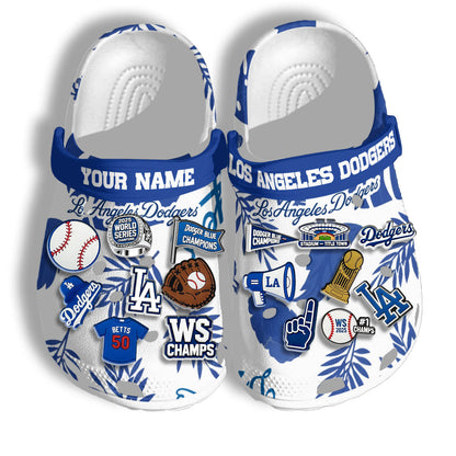 LAD World Series Champions Clogs - Charms Gift Set-DTD