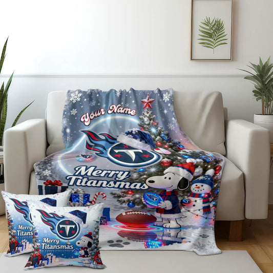 TEN x SNP | Premium Christmas Fleece Blanket & Throw Pillow-DTD