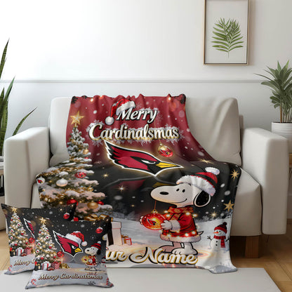 ARI x SNP | Premium Christmas Fleece Blanket & Throw Pillow-DTD