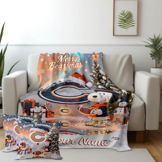 CHI x SNP | Premium Christmas Fleece Blanket & Throw Pillow-DTD
