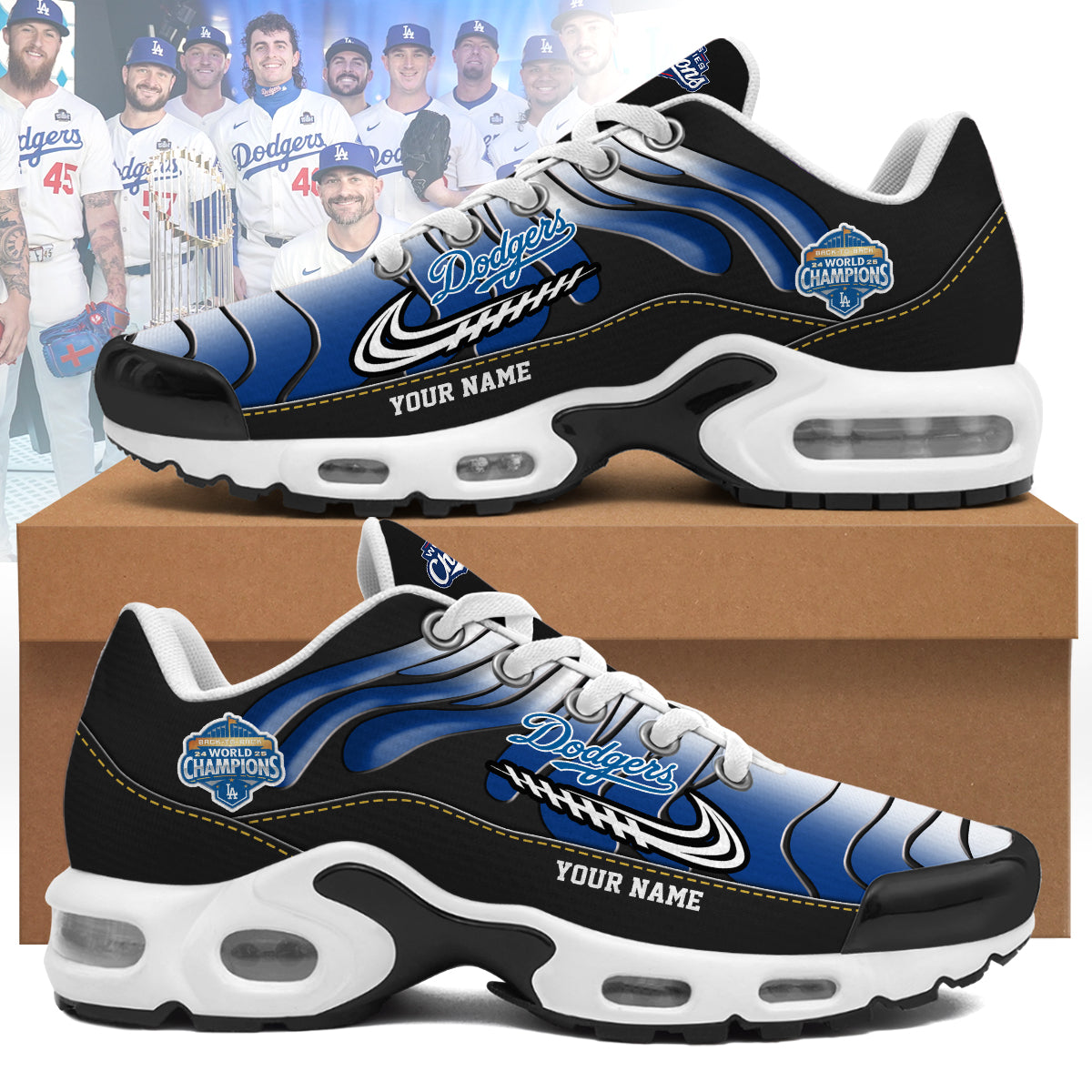 LAD World Series Champions Air Max Shoes-DTD