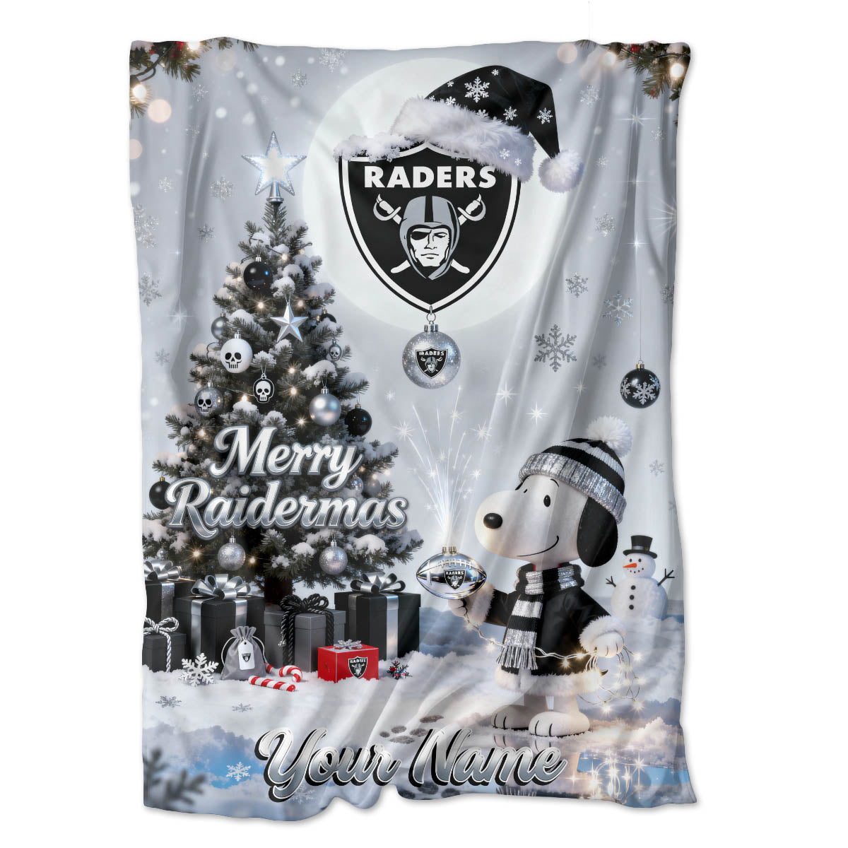 LVR x SNP | Premium Christmas Fleece Blanket & Throw Pillow-DTD